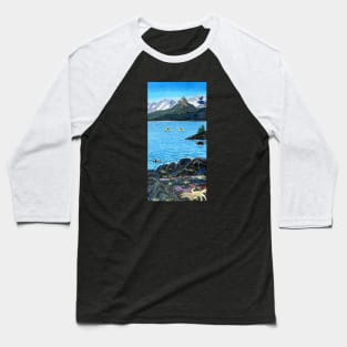 Kayaking in Kachemak Bay, Homer, Alaska Baseball T-Shirt